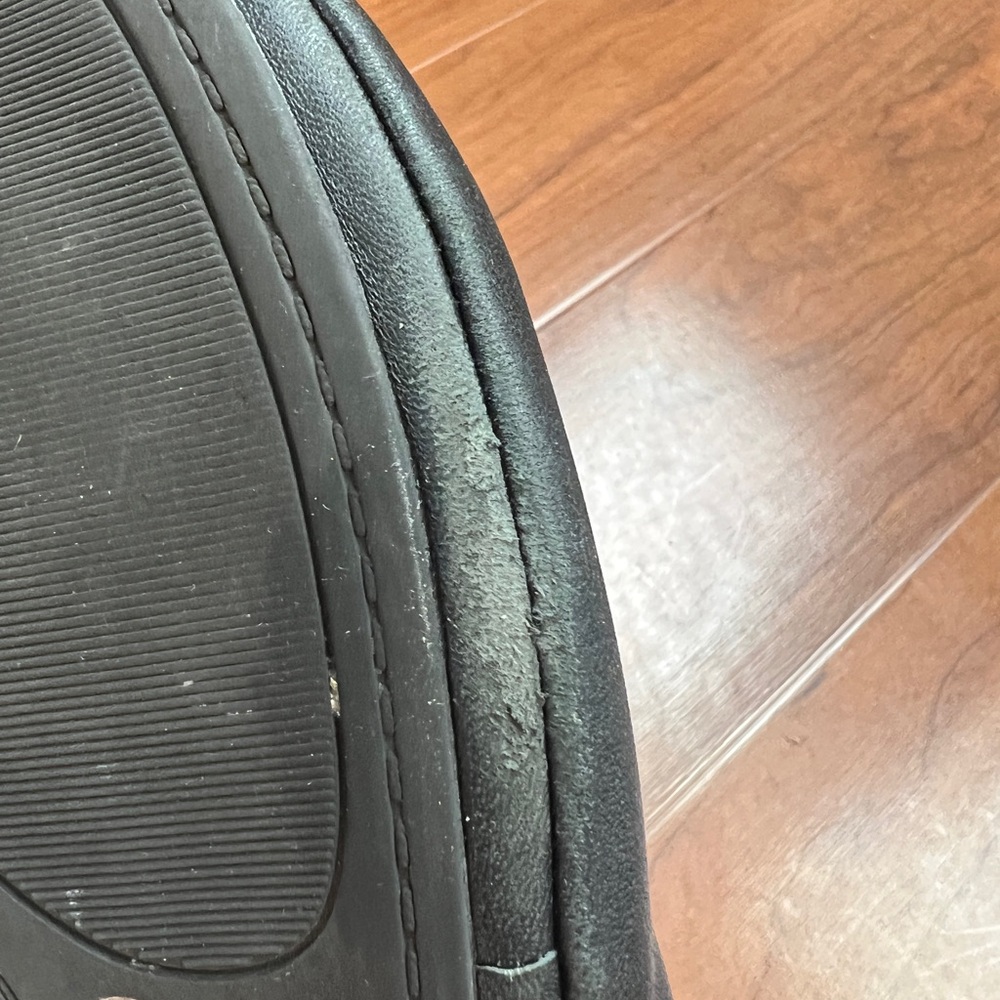 Lucky Brand Classic Black Leather Flats - Picture 3 of 7